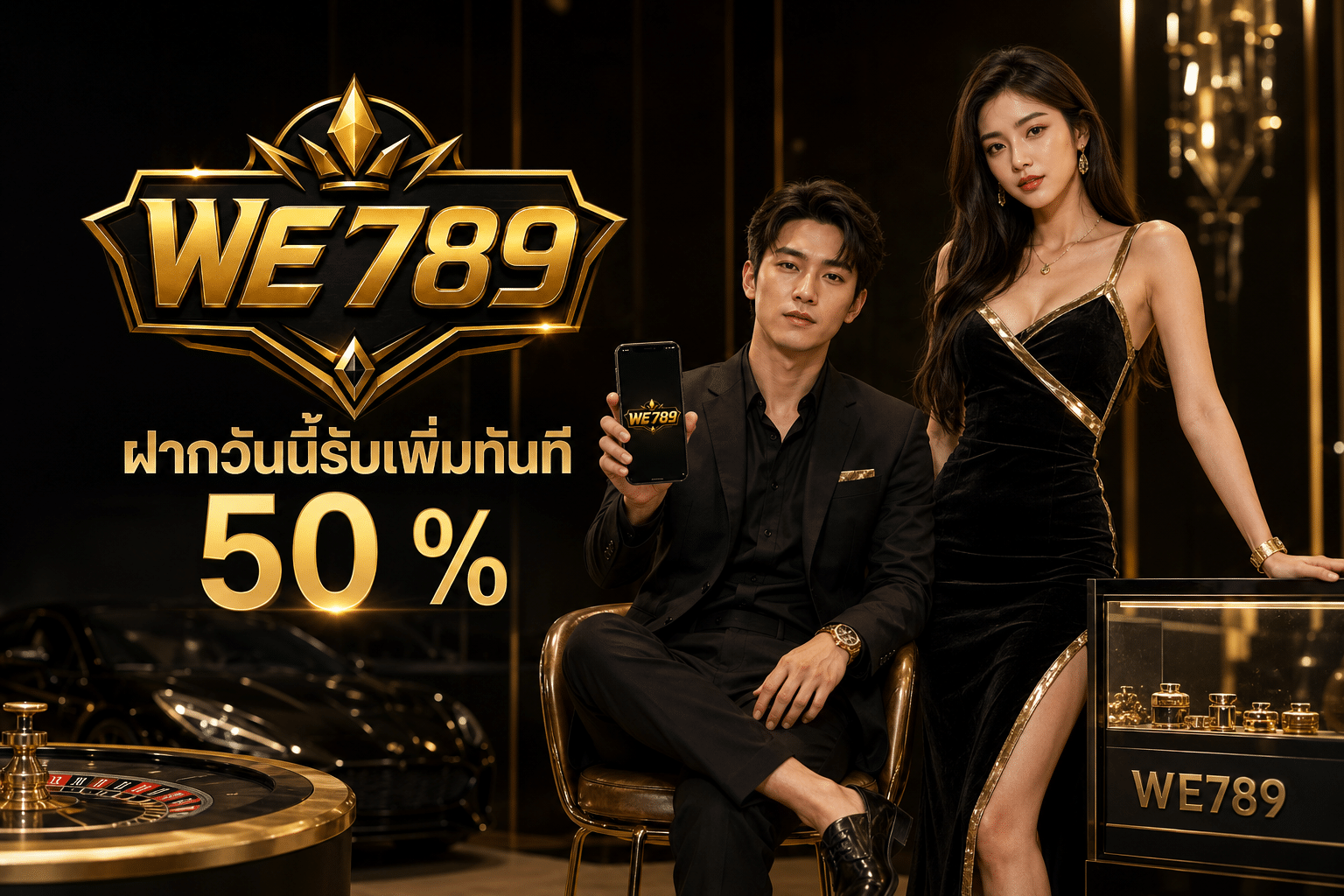 ฝากวันนี้รับเพิ้มทันที 50 %